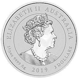 2 Dollars – Elizabeth II (Bottlenose Dolphin – Silver)