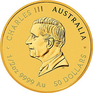 2026 50 Dollars – Charles III (1st Portrait – Year of the Horse – Gold)