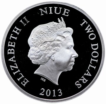 2013 2 Dollars – Elizabeth II (Hammer Head Shark)