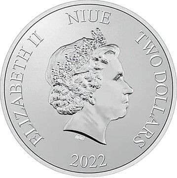 2022 2 Dollars – Elizabeth II (Wright Flyer)