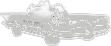 2025 2 Dollars – Charles III (1966 Batmobile)
