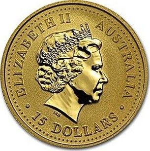 2003-2004 15 Dollars – Elizabeth II (4th Portrait – Kangaroo – Gold Bullion Coin)