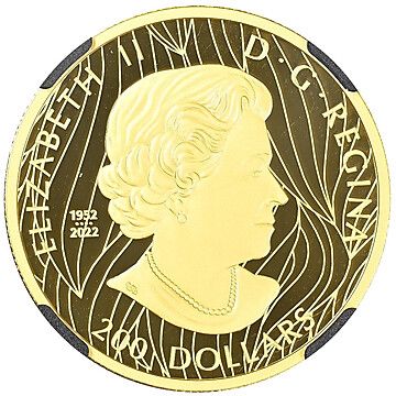 2023 200 Dollars (In the name of Elizabeth II; Striking Bald Eagle)