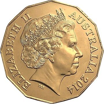 2007-2018 50 Cents – Elizabeth II (4th Portrait – Gold Proof)