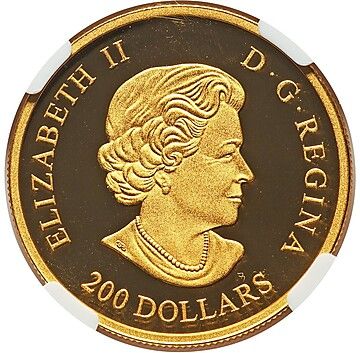 2014 200 Dollars – Elizabeth II (White-Tailed Deer)