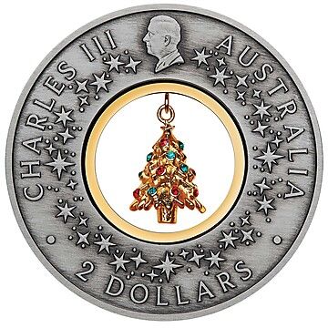 2 Dollars – Charles III (1st Portrait – Santa’s Workshop)