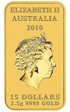 2010 15 Dollars – Elizabeth II (4th Portrait – Dolphin Dreaming – Gold Bullion Coin)