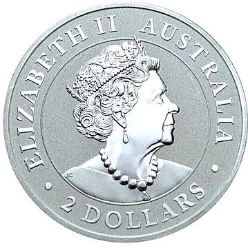 2 Dollars – Elizabeth II (6th Portrait – Killer Whale)
