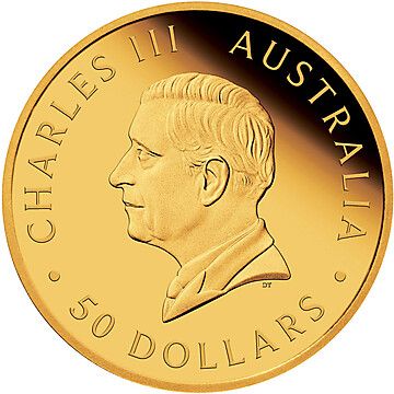 2025 50 Dollars – Charles III (1st Portrait – Australian Koala – Gold Proof)
