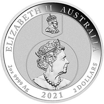 2 Dollars – Elizabeth II (6th Portrait – Australian Florin – Silver Bullion)