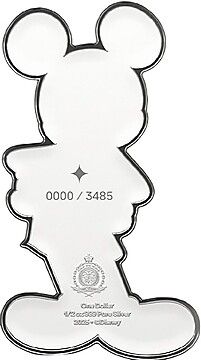 2025 1 Dollar – Charles III (Mickey; coloured)
