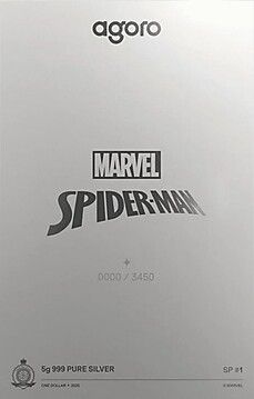 2025 1 Dollar – Charles III (Spider-Man)