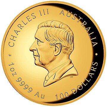 2026 100 Dollars – Charles III (1st Portrait – Year of the Horse – Gold Proof High Relief)