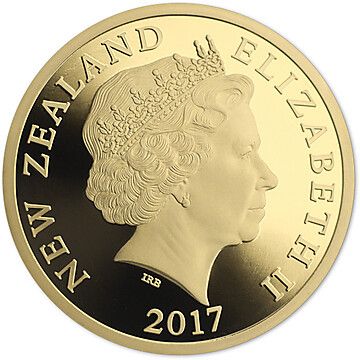 2017 150 Dollars – Elizabeth II (4th Portrait – Taniwha)