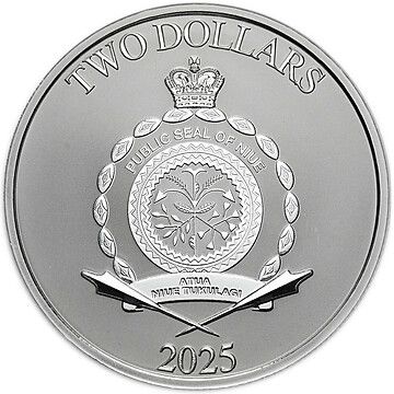 2025 2 Dollars – Charles III (Princess Leia)