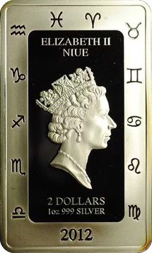 2012 2 Dollars – Elizabeth II (Aquarius)