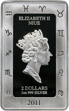 2011 2 Dollars – Elizabeth II (Virgo)