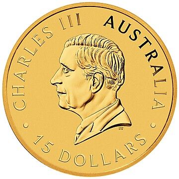 2026 15 Dollars – Charles III (1st Portrait – Australian Kookaburra – Gold Bullion Coin)