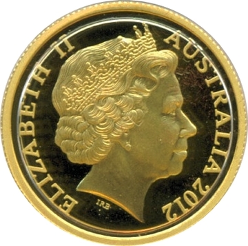 2012 10 Dollars – Elizabeth II (4th Portrait – Wheat Sheaf Dollar – Gold Proof)