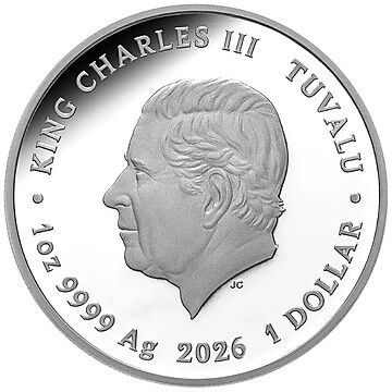 1 Dollar – Charles III (Blood Moon)