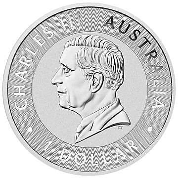 1 Dollar – Charles III (1st Portrait – Australian Kangaroo – Sundowner)