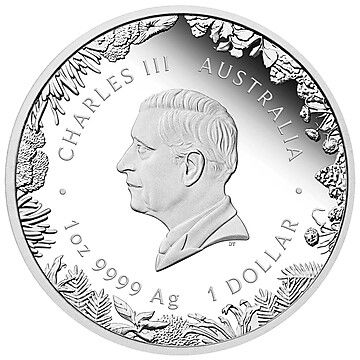 1 Dollar – Charles III (1st Portrait – Wonders of Australia – The Outback – Silver Proof)