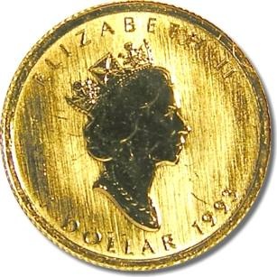 1993-2003 1 Dollar – Elizabeth II (3rd Portrait; GML Bullion Coinage)