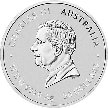 30 Dollars – Charles III (1st Portrait – Year of the Goat – Silver)