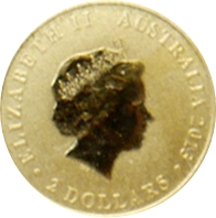 2013 2 Dollars – Elizabeth II (4th Portrait – Mini Roo – Gold Bullion Coin)