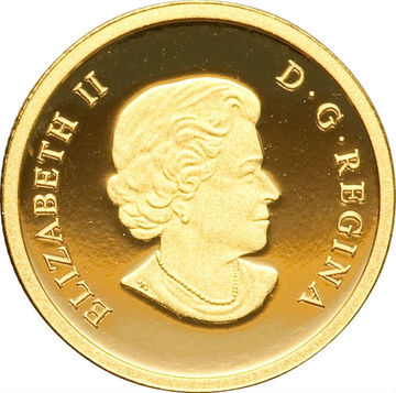 2013 5 Dollars – Elizabeth II (Caribou)