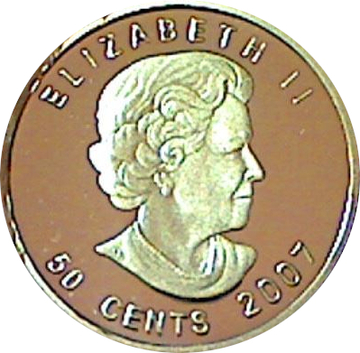 2007 50 Cents – Elizabeth II (Wolf)