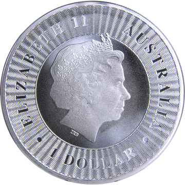 1 Dollar – Elizabeth II (4th Portrait – Australian Kangaroo – Bullion Coin)