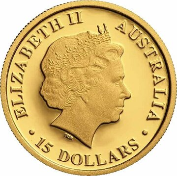 2014 15 Dollars – Elizabeth II (4th Portrait – Koala – Gold Bullion Coin)