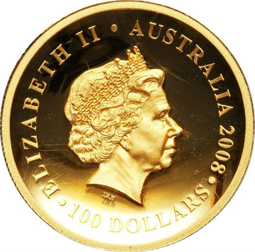 2008 100 Dollars – Elizabeth II (4th Portrait – Koala – Gold Bullion Coin)